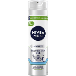   Nivea Гель для гоління  Men Sensitive Одним рухом, 200 мл (4006000051796)