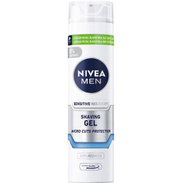   Nivea Відновлюючий гель для гоління  MEN для чутливої шкіри 200 мл (5900017061122/4006000051970)