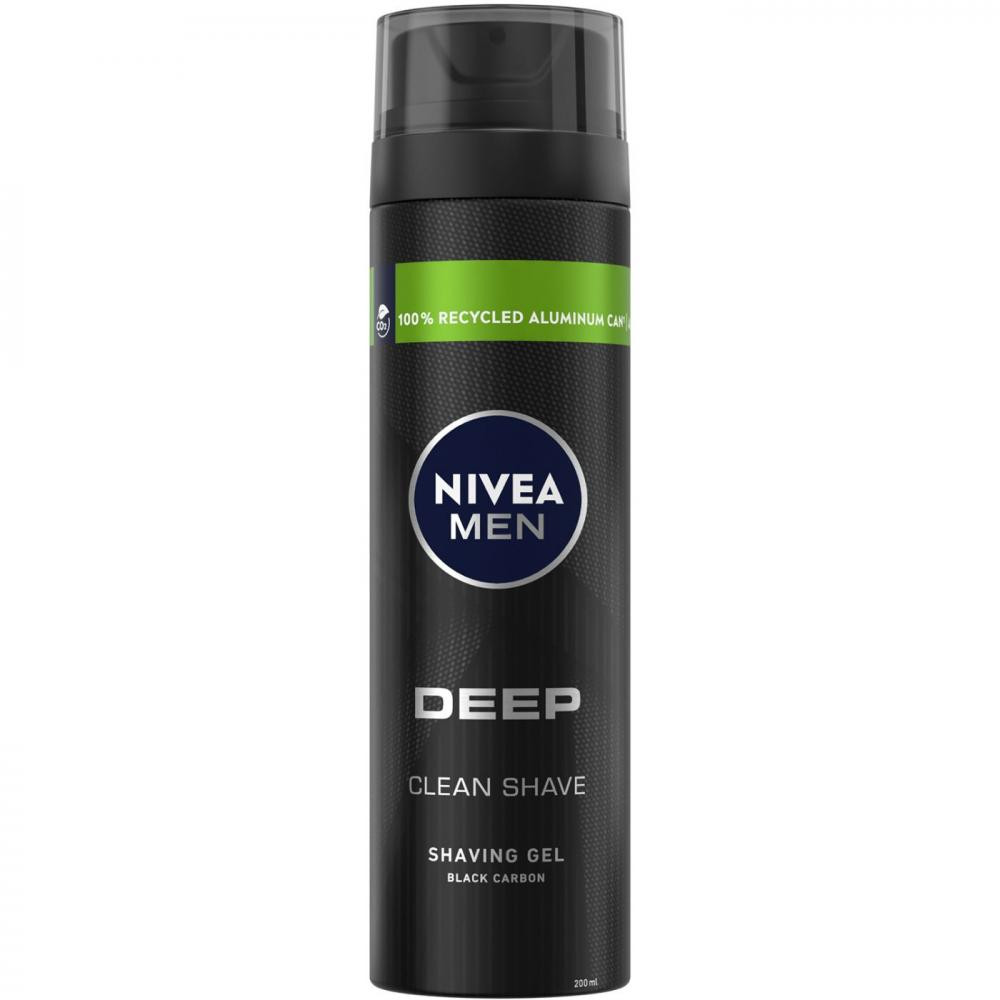 Nivea Гель для бритья  200 мл с активным углем (4005900495280) - зображення 1