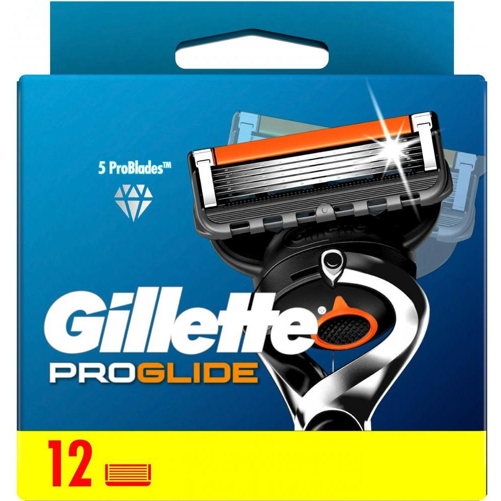 Gillette Змінні касети для гоління  Fusion ProGlide 12 шт. - зображення 1