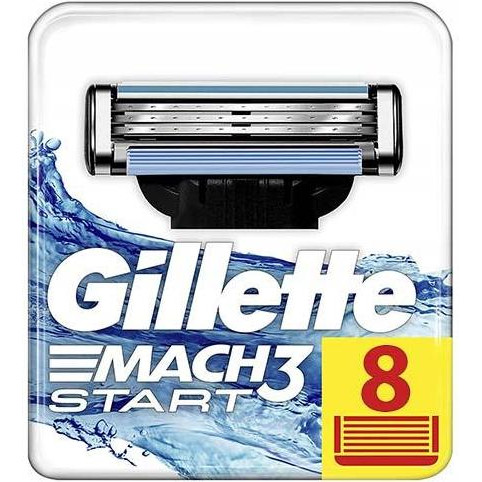 Gillette Змінні касети (леза)  Mach3 Start 8 шт. - зображення 1