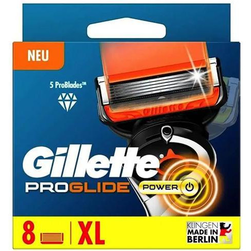 Gillette Змінні касети (леза)  Proglide Power 8шт - зображення 1