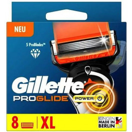   Gillette Змінні касети (леза)  Proglide Power 8шт