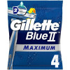 Gillette Станки одноразовые  Blue 2 Max 4 шт. (81331690) - зображення 1