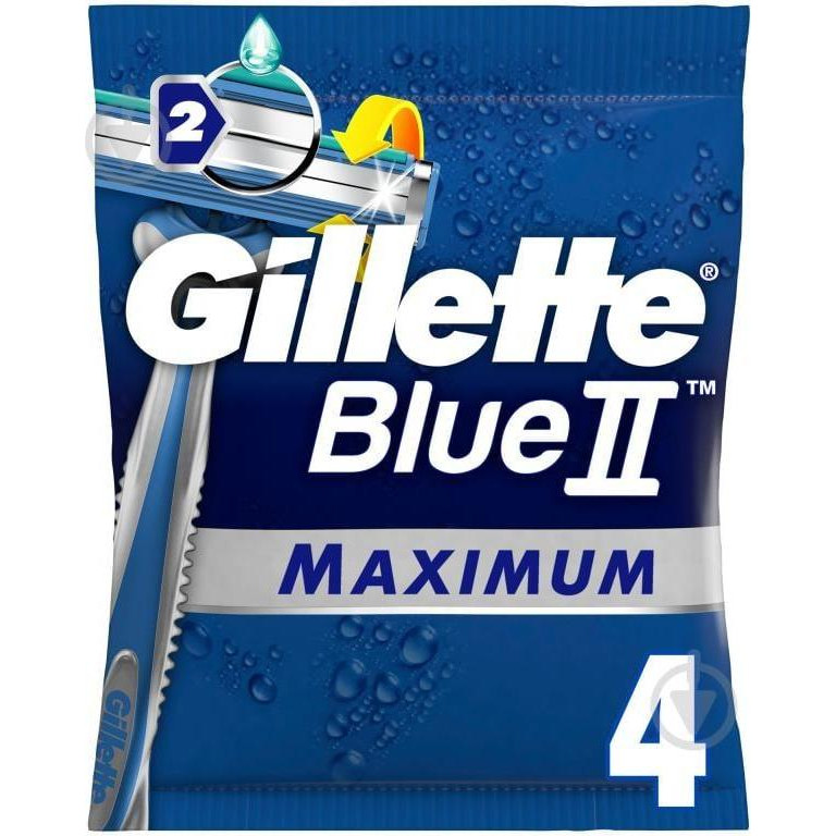 Gillette Станки одноразовые  Blue 2 Max 4 шт. (81331690) - зображення 1