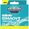 Gillette Кассета для бритвы  MACH3 12 шт. (4987176102232) - зображення 1