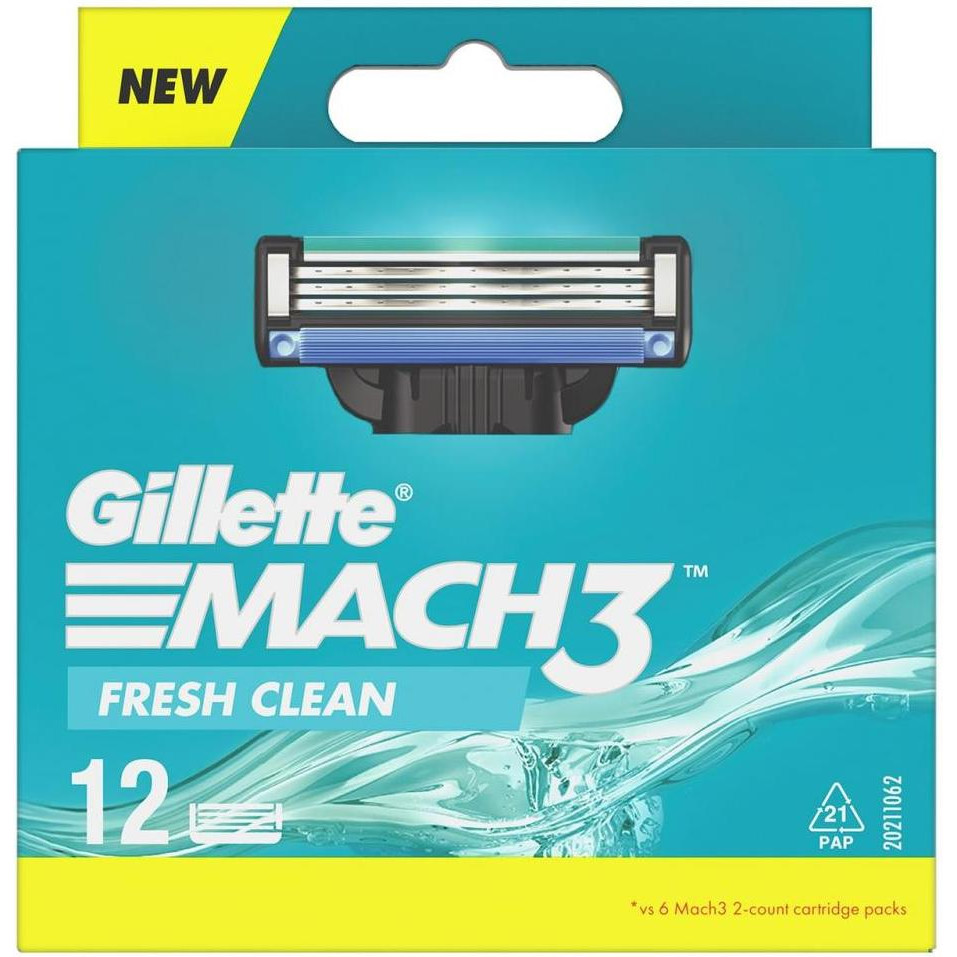 Gillette Кассета для бритвы  MACH3 12 шт. (4987176102232) - зображення 1