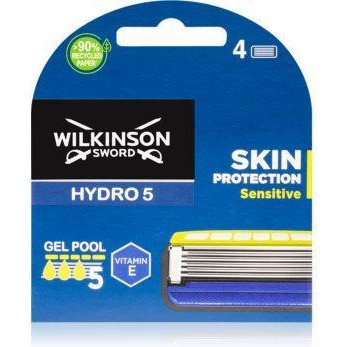 Wilkinson Sword Hydro5 Skin Protection Sensitive Змінні картриджі 4 кс - зображення 1