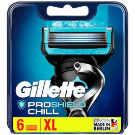   Gillette Змінні касети (леза)  Fusion ProShield Flexball Chill 6 шт. 7702018441556