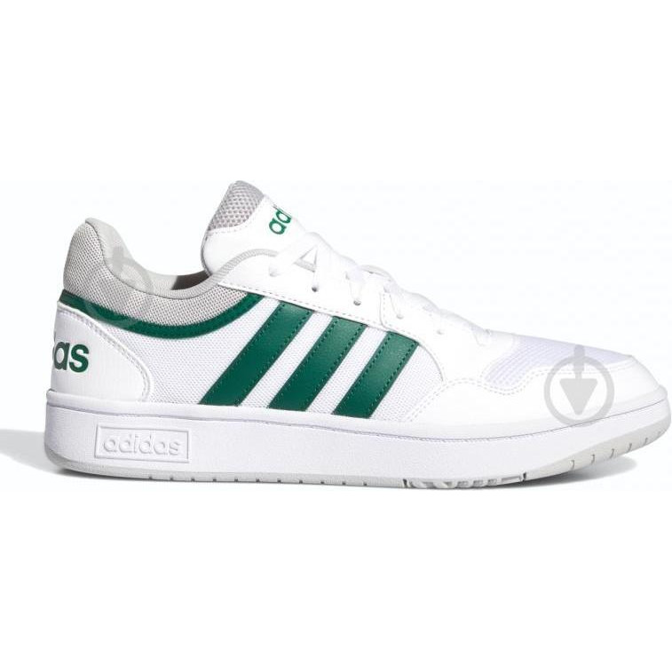 Adidas Чоловічі кеди низькі  Hoops 3.0 Summer IG1484 41.5 (7.5UK) 26 см Ftwwht/Cgreen/Gretwo (4066759075528 - зображення 1