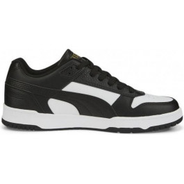   PUMA Чоловічі кеди низькі  RBD Game Low 38637307 46 (11) 30 см  Black- White- Team Gold (4065449477369)