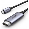 UGREEN MM142 USB-C to HDMI 1.5m Black (50570) - зображення 1