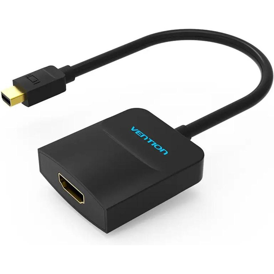 Vention mini DisplayPort to HDMI 0.15m Black (HBCBB) - зображення 1