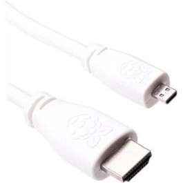   Raspberry Pi Micro-HDMI to HDMI 2.0 2m White (SC0531)