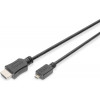 Digitus HDMI to micro HDMI 2m Black (DB-330109-020-S) - зображення 1