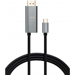   Vinga USB Type-C to DisplayPort v1.2 100W 1.5m Black (VCPVCCD1215PD)