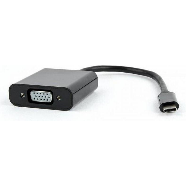 Cablexpert USB-C - VGA Black (AB-CM-VGAF-01) - зображення 1