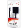 Cablexpert USB-C - VGA Black (AB-CM-VGAF-01) - зображення 2