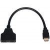 ATcom HDMI - 2HDMI Black (10901) - зображення 1