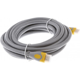   Merlion HDMI to HDMI 10m Grey/Yellow (YT-HDMI(M)/(M)HSV2.0-10m/10125)