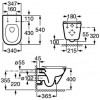 Roca Gap Rimless Square A34H472000 - зображення 3