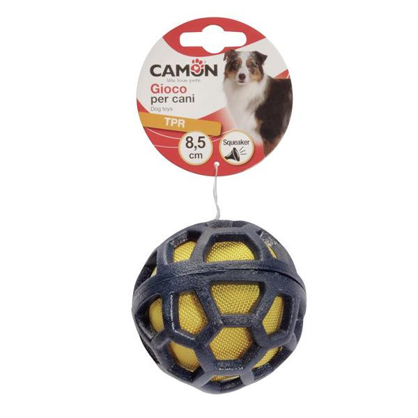 Camon TPR dog ball with padding and squeaker М'яч TPR з набивкою та пищалкою (AD0396) - зображення 1