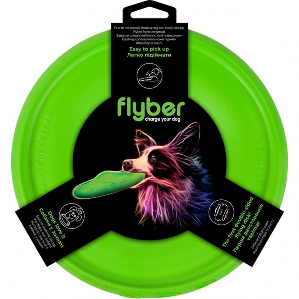 Collar Игрушка для собак Летающая тарелка Flyber Лайм (62175) - зображення 1