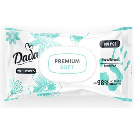   Dada Вологі серветки Premium Soft, 100 шт. 4823071659757