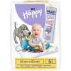 Bella Одноразові пелюшки  Baby Happy 60x60 см 5 шт (5900516601652) - зображення 1