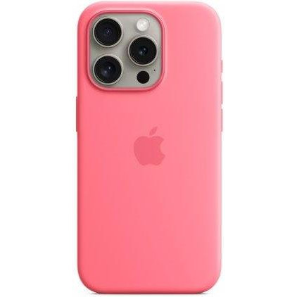 Apple iPhone 15 Pro Silicone Case with MagSafe - Pink (MWNJ3) - зображення 1