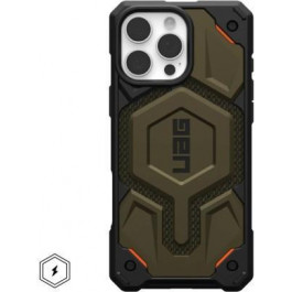   URBAN ARMOR GEAR iPhone 16 Pro Max Monarch Pro Magsafe, Kevlar Element Green (11445711397B)