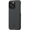 Pitaka MagEZ Case 3 Twill 1500D for iPhone 14 Pro Black/Grey (KI1401P) - зображення 2