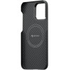 Pitaka MagEZ Case 3 Twill 1500D for iPhone 14 Pro Black/Grey (KI1401P) - зображення 5