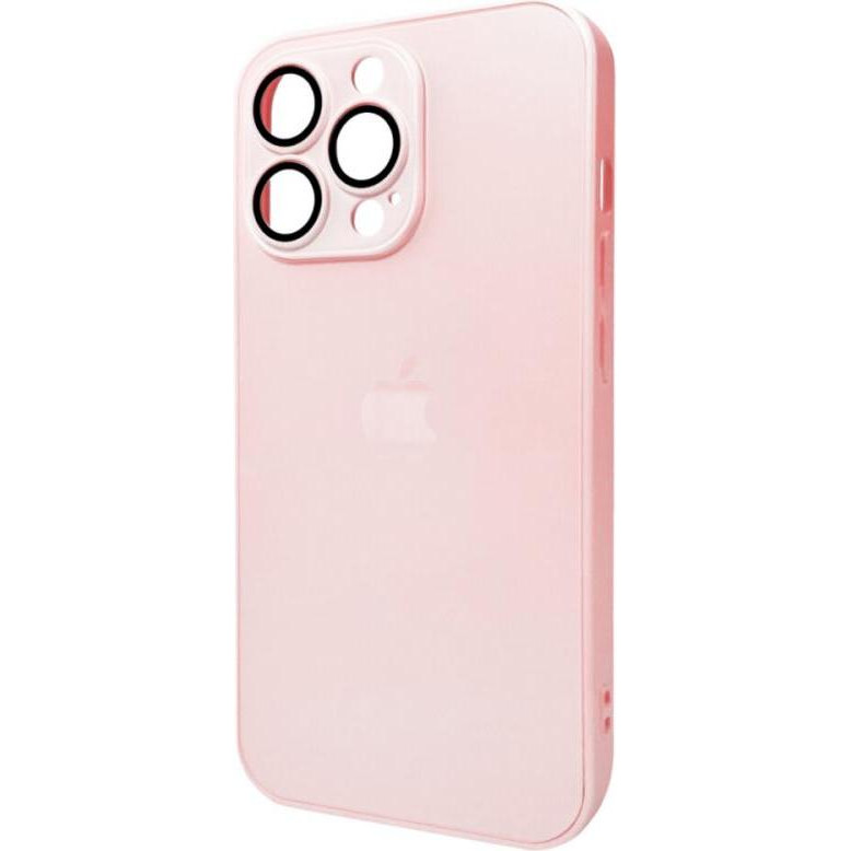 AG Glass Matt Frame Color Logo for Apple iPhone 12 Pro Max Chanel Pink (AGMattFrameiP12PMPink) - зображення 1