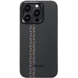   Pitaka MagEZ Case 4 Fusion Weaving Rhapsody for iPhone 15 Pro (FR1501P)