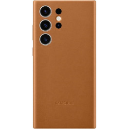   Samsung S918 Galaxy S23 Ultra Leather Case Camel (EF-VS918LAEG)