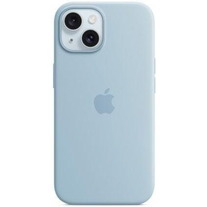 Apple iPhone 15 Silicone Case with MagSafe - Light Blue (MWND3) - зображення 1