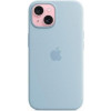 Apple iPhone 15 Silicone Case with MagSafe - Light Blue (MWND3) - зображення 2