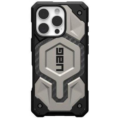 URBAN ARMOR GEAR iPhone 16 Pro, Monarch Pro Magsafe, Titanium (114456113636) - зображення 1