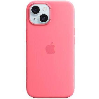 Apple iPhone 15 Silicone Case with MagSafe - Pink (MWN93) - зображення 1