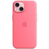 Apple iPhone 15 Silicone Case with MagSafe - Pink (MWN93) - зображення 2