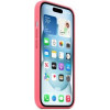 Apple iPhone 15 Silicone Case with MagSafe - Pink (MWN93) - зображення 6