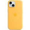 Apple iPhone 15 Silicone Case with MagSafe - Sunshine (MWNA3) - зображення 1