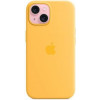 Apple iPhone 15 Silicone Case with MagSafe - Sunshine (MWNA3) - зображення 2