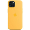 Apple iPhone 15 Silicone Case with MagSafe - Sunshine (MWNA3) - зображення 5