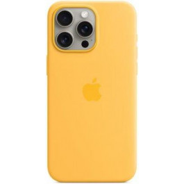   Apple iPhone 15 Pro Max Silicone Case with MagSafe - Sunshine (MWNP3)