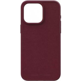   Njord Suede MagSafe Case for iPhone 15 Pro Max - Crimson Red (NA54SU11)