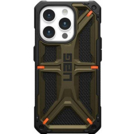   URBAN ARMOR GEAR iPhone 15 Pro Max Monarch, Kevlar Elemental Green (11429811397B)