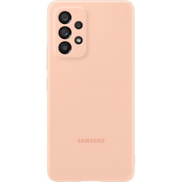   Samsung A536 Galaxy A53 5G Silicone Cover Peach (EF-PA536TPEG)