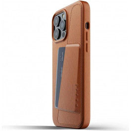   Mujjo Wallet Full Leather case Tan iPhone 13 Pro (MUJJO-CL-016-TN)